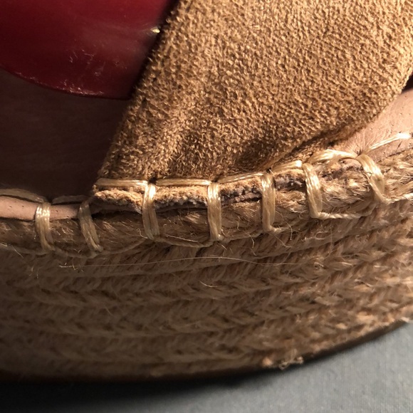 Woman’s tan coconuts espadrilles wedge sandals - Picture 13 of 16